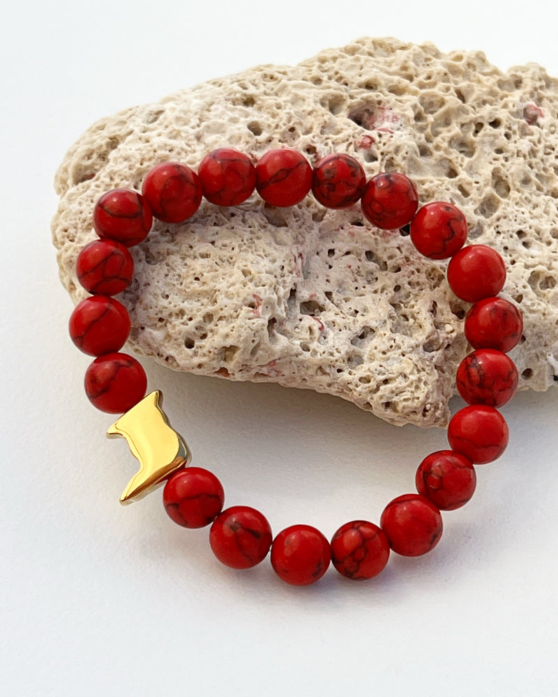 Trinidad Red Beads Bracelet